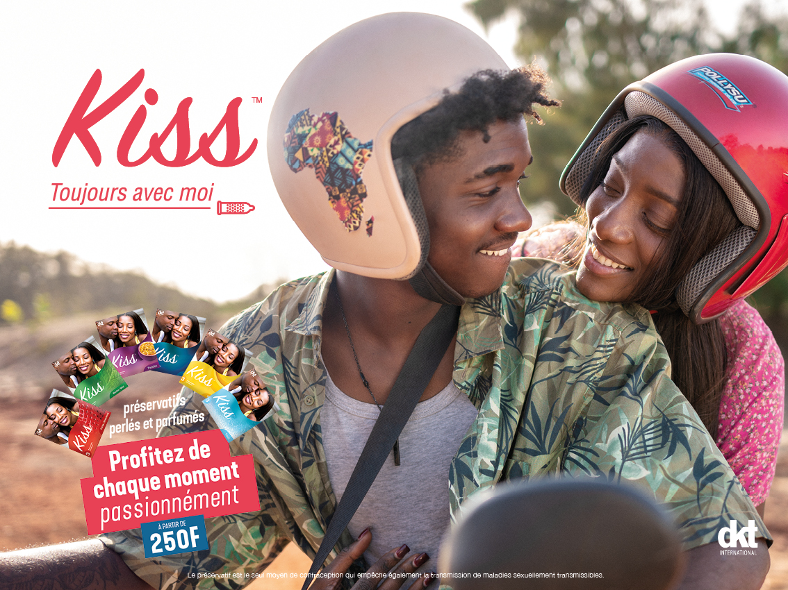 Outdoor numéro 2 de la campagne de publicité Kiss pour DKT International