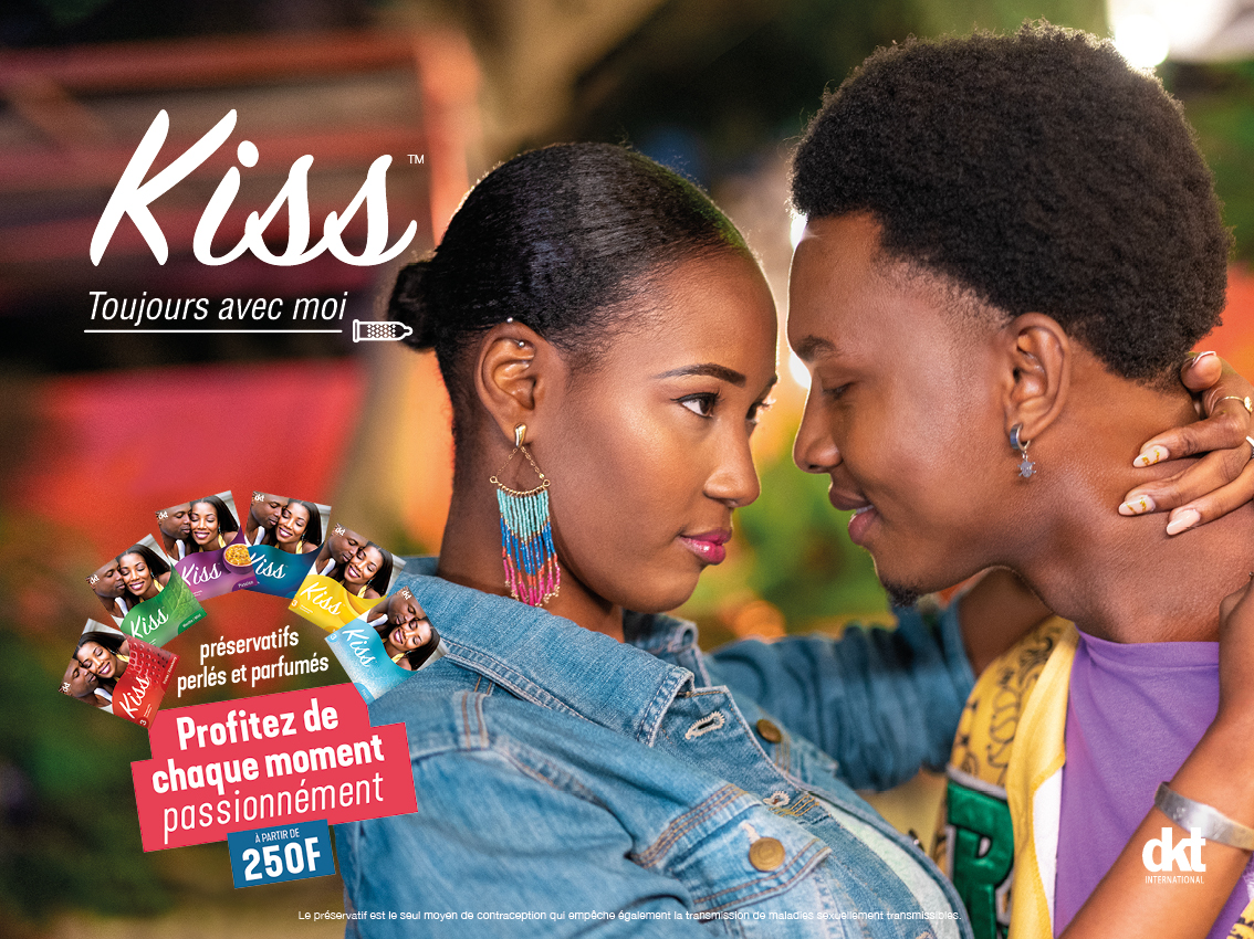 Outdoor numéro 4 de la campagne de publicité Kiss pour DKT International